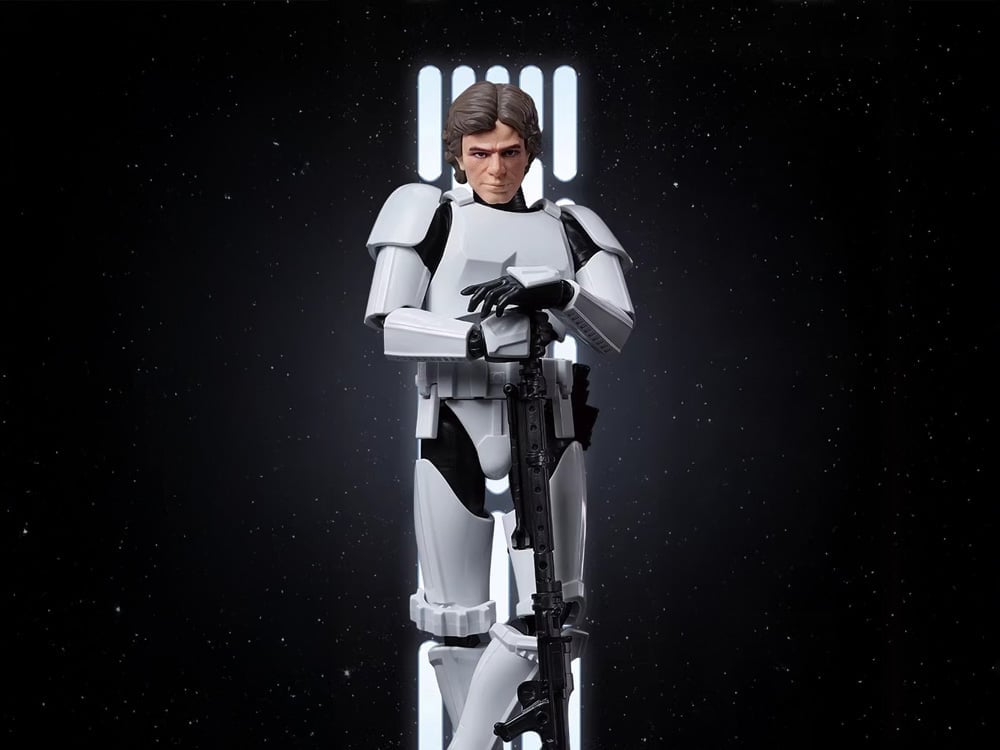 Star Wars: A New Hope Champion Class 03 Han Solo (Stormtrooper Disguise) Model Kit Gallery Image 1