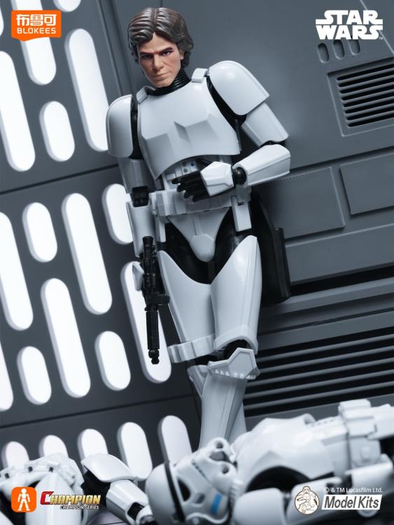 Star Wars: A New Hope Champion Class 03 Han Solo (Stormtrooper Disguise) Model Kit Gallery Image 3