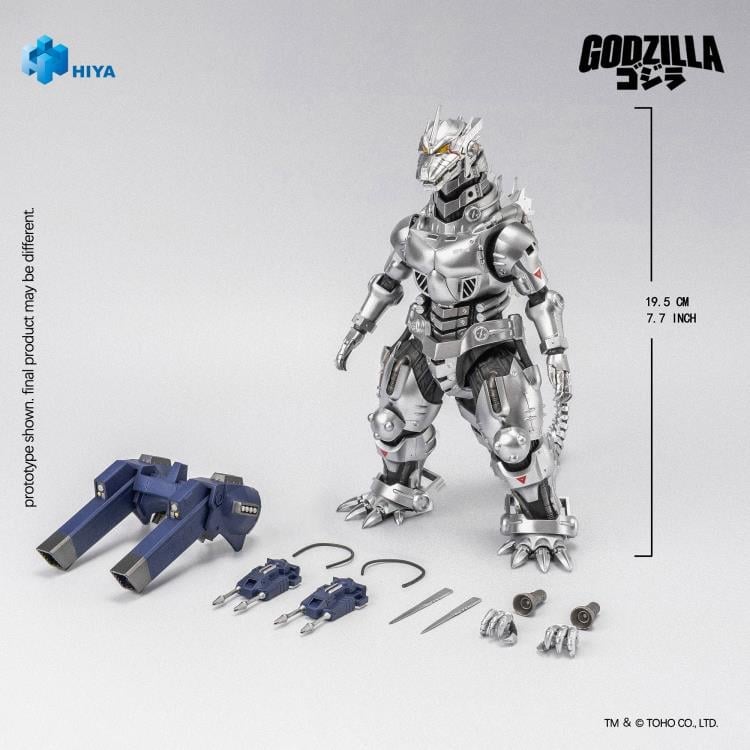 Godzilla Against Mechagodzilla (2002) Mechagodzilla MFS-3 Kiryu Action Figure Gallery Image 11