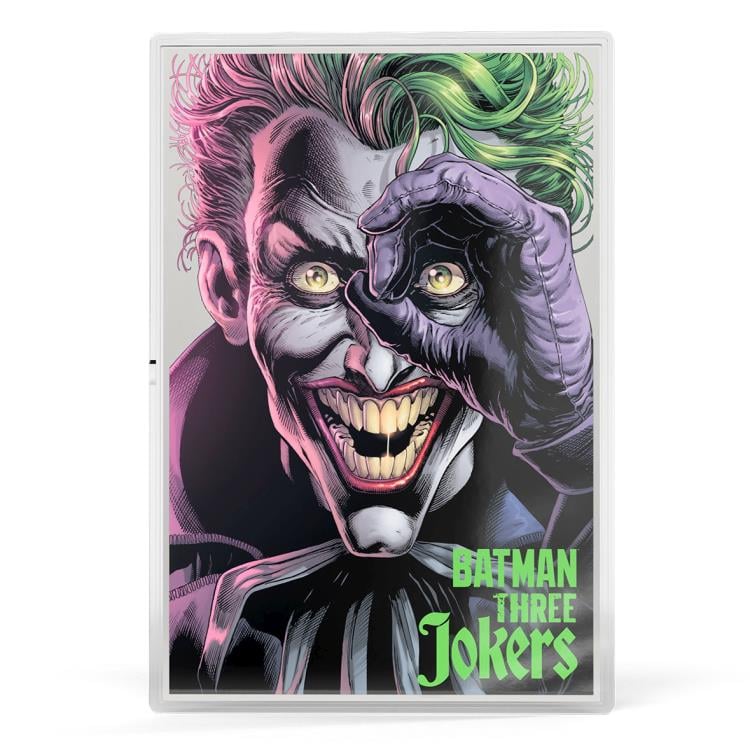 2026 DC Comics Three Jokers The Comedian 1 oz Silver Foil Collectible Gallery Image 3