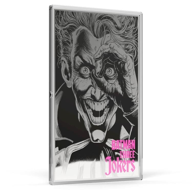 2026 DC Comics Three Jokers The Comedian 1 oz Silver Foil Collectible Gallery Image 11