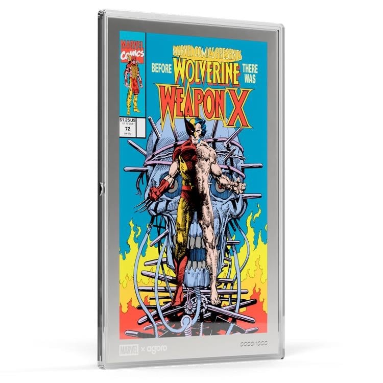 2026 Marvel Comic Covers - Wolverine Weapon X #72 1 oz Silver Foil Collectible Gallery Image 4