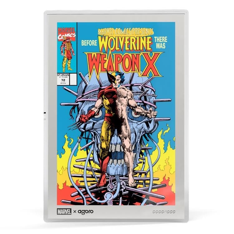 2026 Marvel Comic Covers - Wolverine Weapon X #72 1 oz Silver Foil Collectible Gallery Image 3