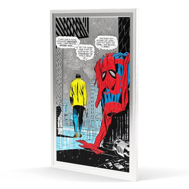 2026 Marvel Iconic Moments - Spider-Man No More 1 oz Silver Collectible Gallery Image 4