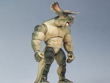 Dinosaur Battlefield The New King of Triceratops (Green Ver.) 1/12