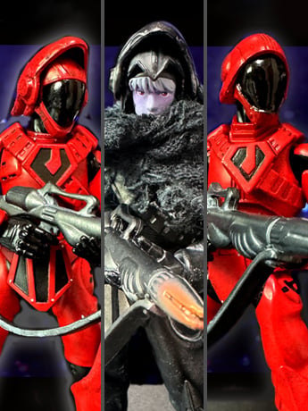 Macross Zentraedi (Special Color Ver.) Set of 3 Action Figures