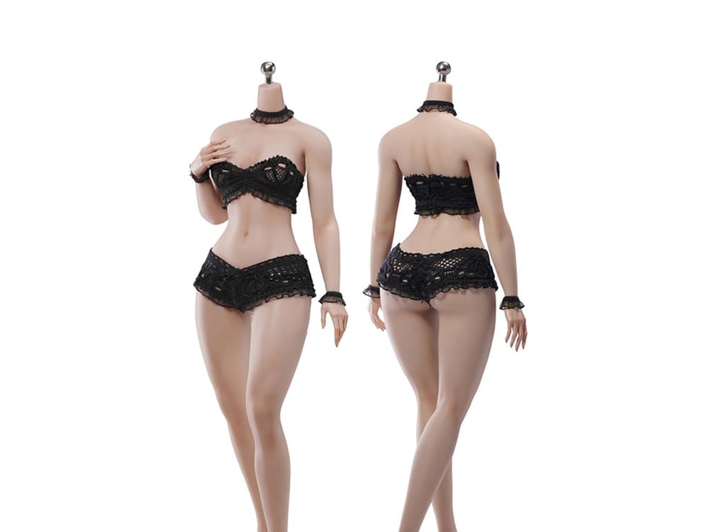 Female Body (Suntan Medium Bust) 1/6 Scale Action Figure (TB-DF02 Without Head Sculpt) Gallery Image 1