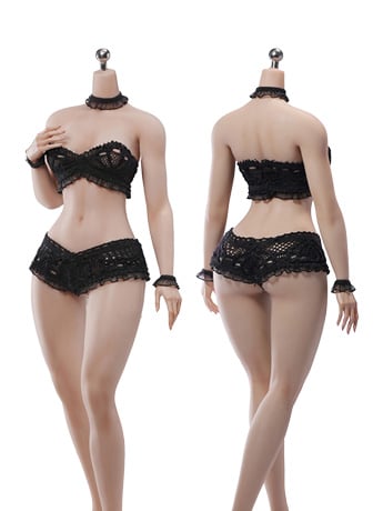 Female Body (Suntan Medium Bust) 1/6 Scale Action Figure (TB-DF02 Without Head Sculpt) Gallery Image 2