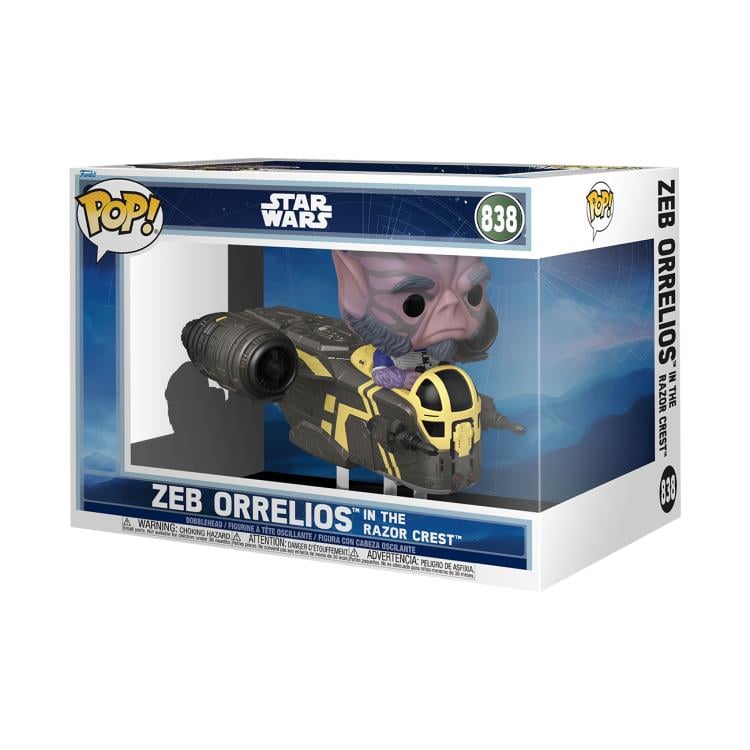 Star Wars: Mandalorian & Grogu Pop! Rides #838 Deluxe Zeb Orrelios