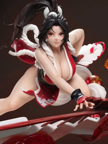 【良品】ザ・キング・オブ・ファイターズ XIV マイ・シラヌイ フィギュア The King of Fighters XIV Mai Shiranui (Scene Ver.) 1/6 Scale