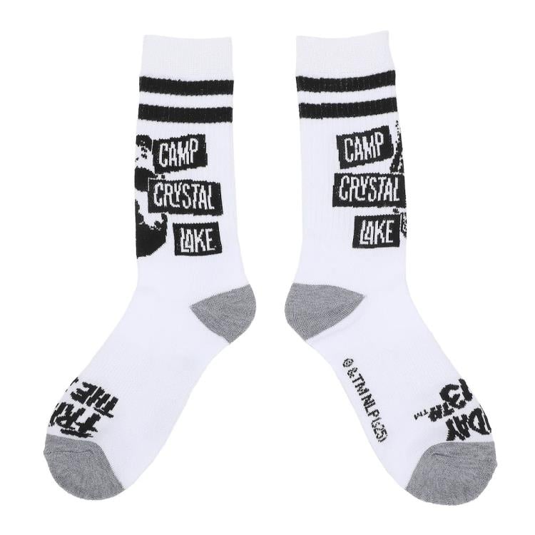 Friday the 13th Jason Mask Glow-In-The-Dark Men's Crew Socks 3-Pack Gallery Image 6