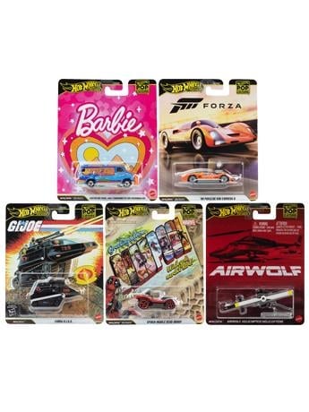 Hot Wheels Premium Pop Culture 2026 Mix 3 Set of 5 Models