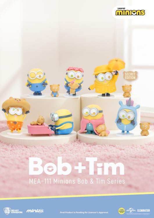 Cherieribbonborderknit minionepiece エムエメ Minions Mini Egg Attack MEA-111 Bob & Tim Box of 6 Random Figures