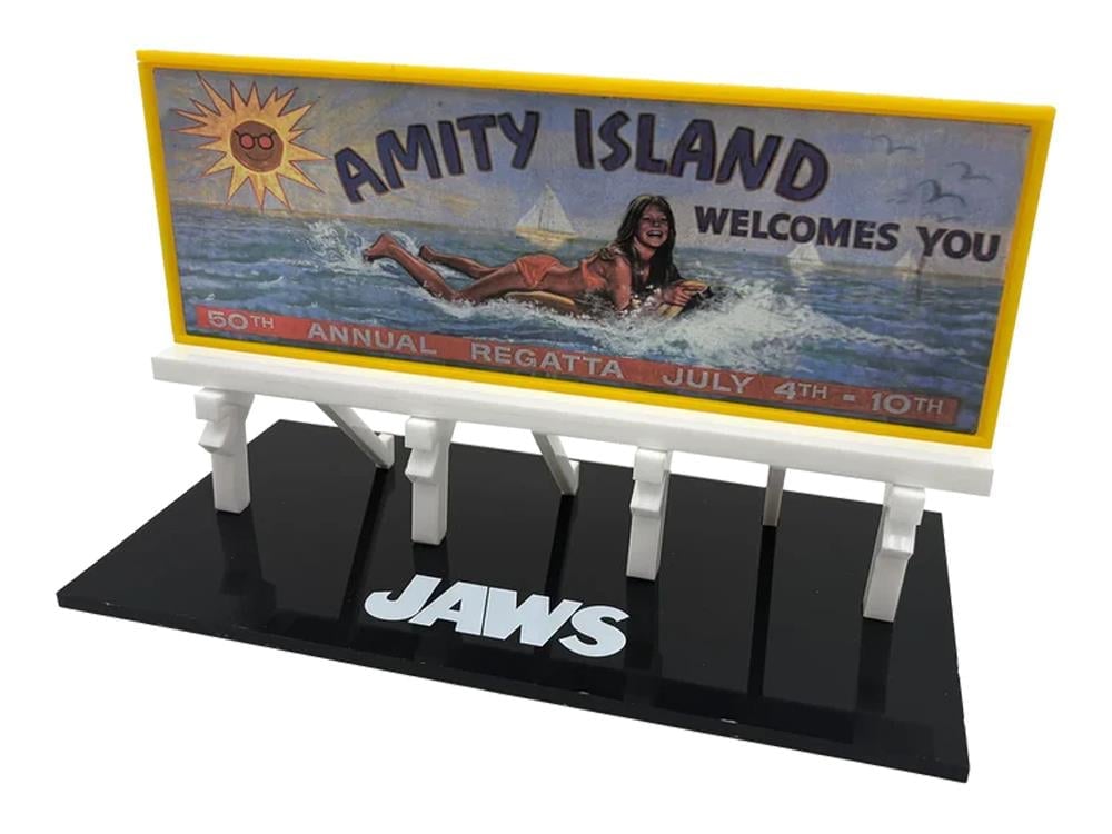 Jaws Amity Island Billboard Scaled Prop Replica Gallery Image 1