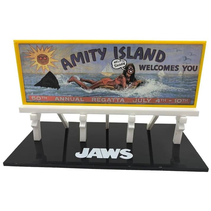 Jaws Amity Island Billboard Scaled Prop Replica Gallery Image 4