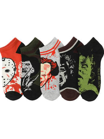 Horror Characters Women's Ankle Socks 5-Pack Gallery Image 2
