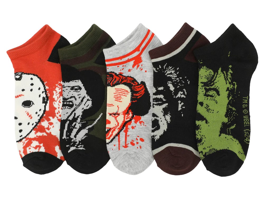 Horror Characters Women's Ankle Socks 5-Pack Gallery Image 1