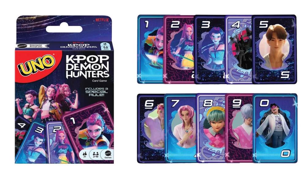 KPop Demon Hunters UNO Card Game Gallery Image 3