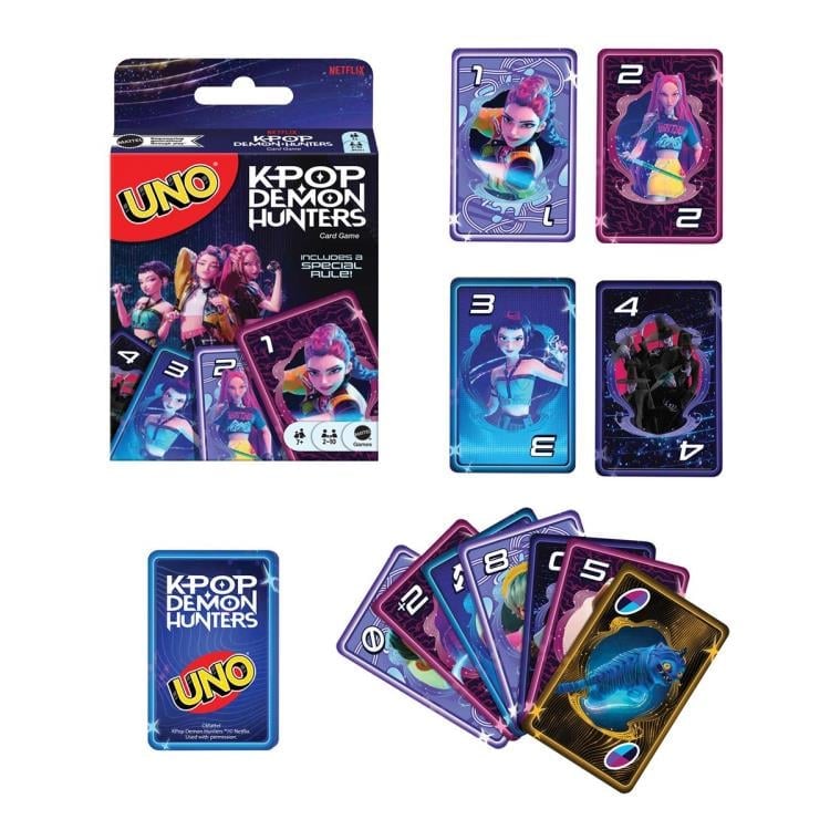 KPop Demon Hunters UNO Card Game Gallery Image 4