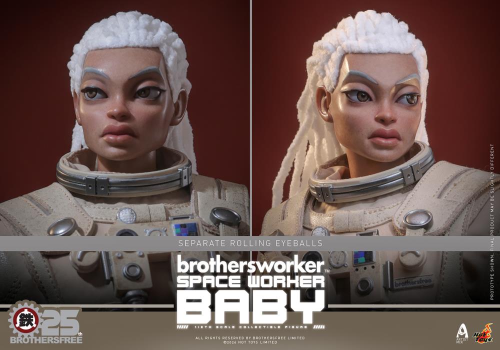 Space Worker Baby (Brothersfree 25th Anniversary Ver.) 1/6th Scale Collectible Figure Gallery Image 15