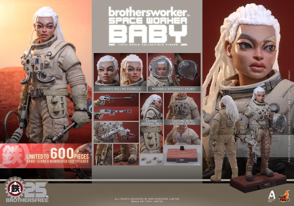 Space Worker Baby (Brothersfree 25th Anniversary Ver.) 1/6th Scale Collectible Figure Gallery Image 19