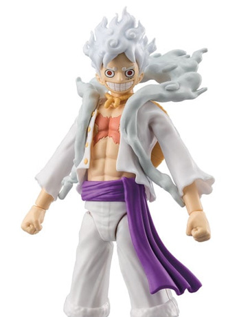 One Piece Anime Heroes Monkey D. Luffy (Gear 5) Action Figure Gallery Image 2