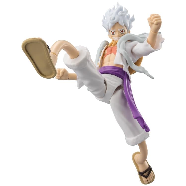 One Piece Anime Heroes Monkey D. Luffy (Gear 5) Action Figure Gallery Image 4
