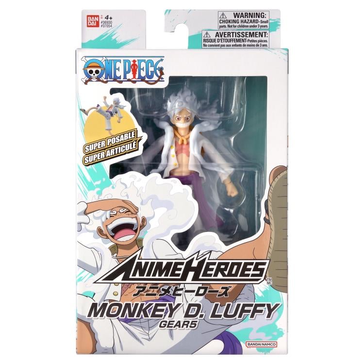 One Piece Anime Heroes Monkey D. Luffy (Gear 5) Action Figure Gallery Image 8