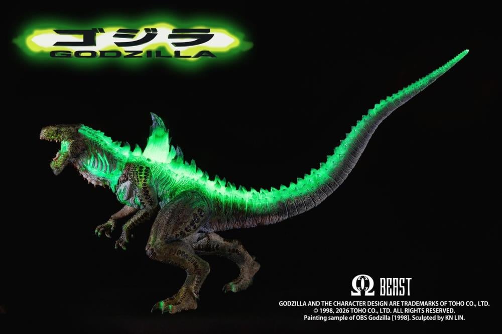 Godzilla (1998) Omega Beast Series Godzilla (Glow-in-the-Dark Ver