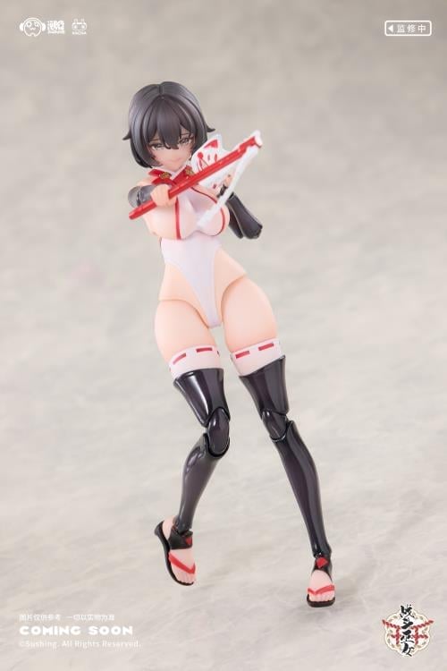 Combat Priestess Kikyou Uefuji 1/12 Scale Action Figure (With Bonus) Gallery Image 13