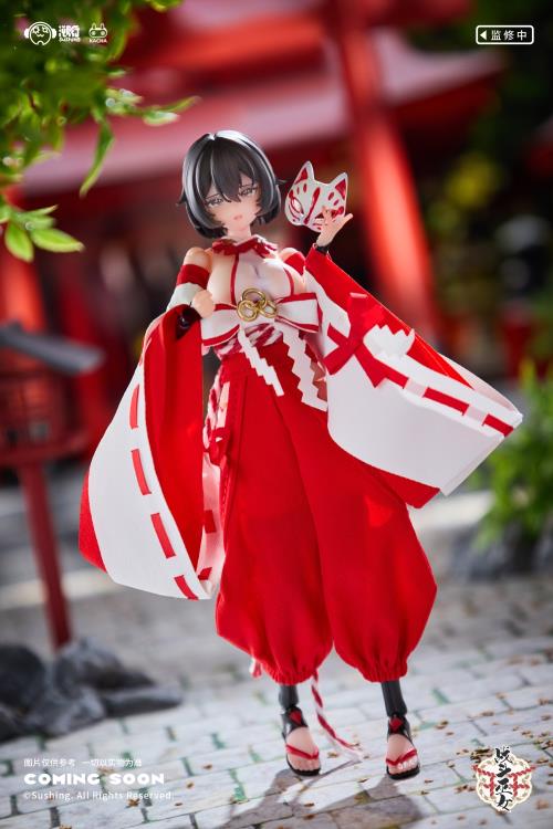 Combat Priestess Kikyou Uefuji 1/12 Scale Action Figure (With Bonus) Gallery Image 3