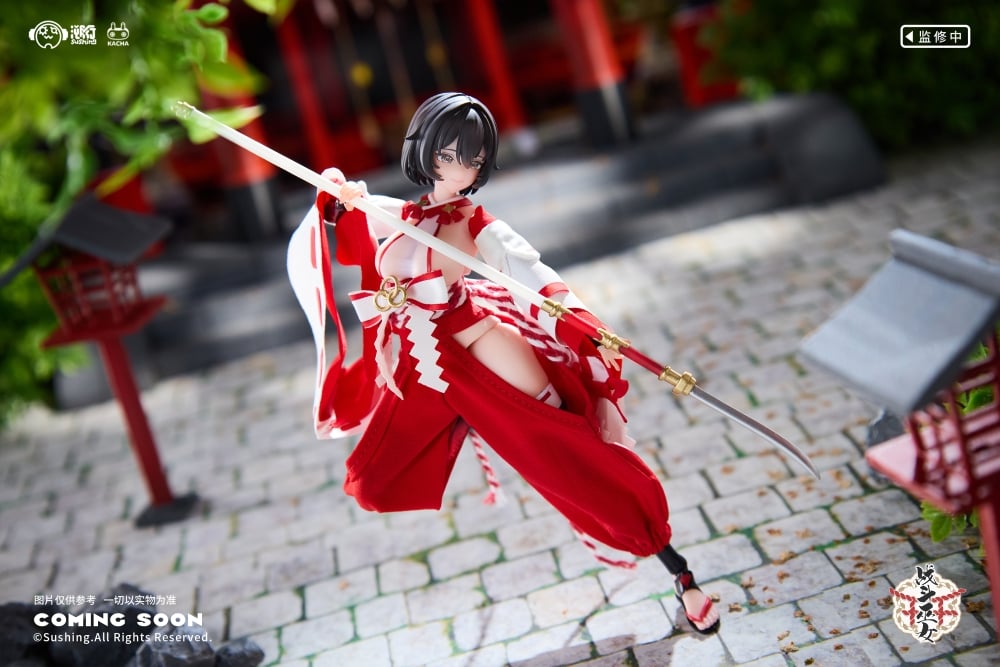 Combat Priestess Kikyou Uefuji 1/12 Scale Action Figure (With Bonus) Gallery Image 8