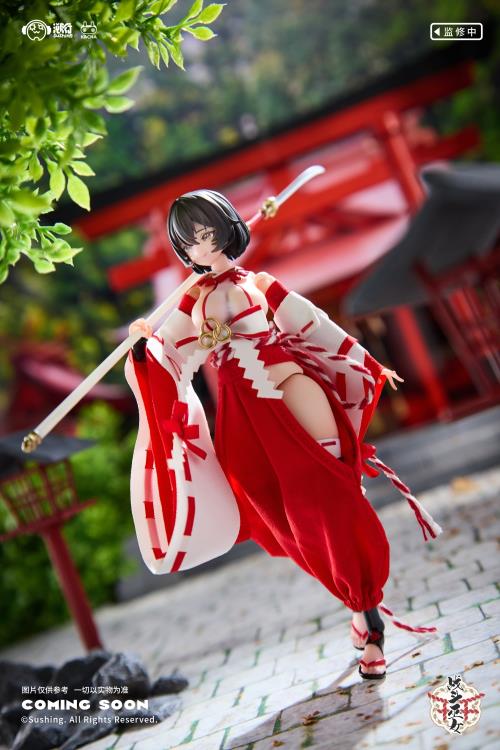 Combat Priestess Kikyou Uefuji 1/12 Scale Action Figure (With Bonus) Gallery Image 6