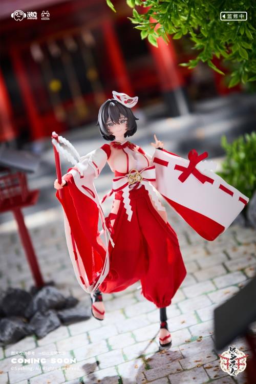 Combat Priestess Kikyou Uefuji 1/12 Scale Action Figure (With Bonus) Gallery Image 5