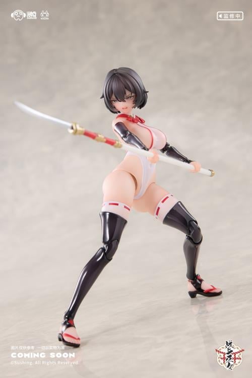 Combat Priestess Kikyou Uefuji 1/12 Scale Action Figure (With Bonus) Gallery Image 11