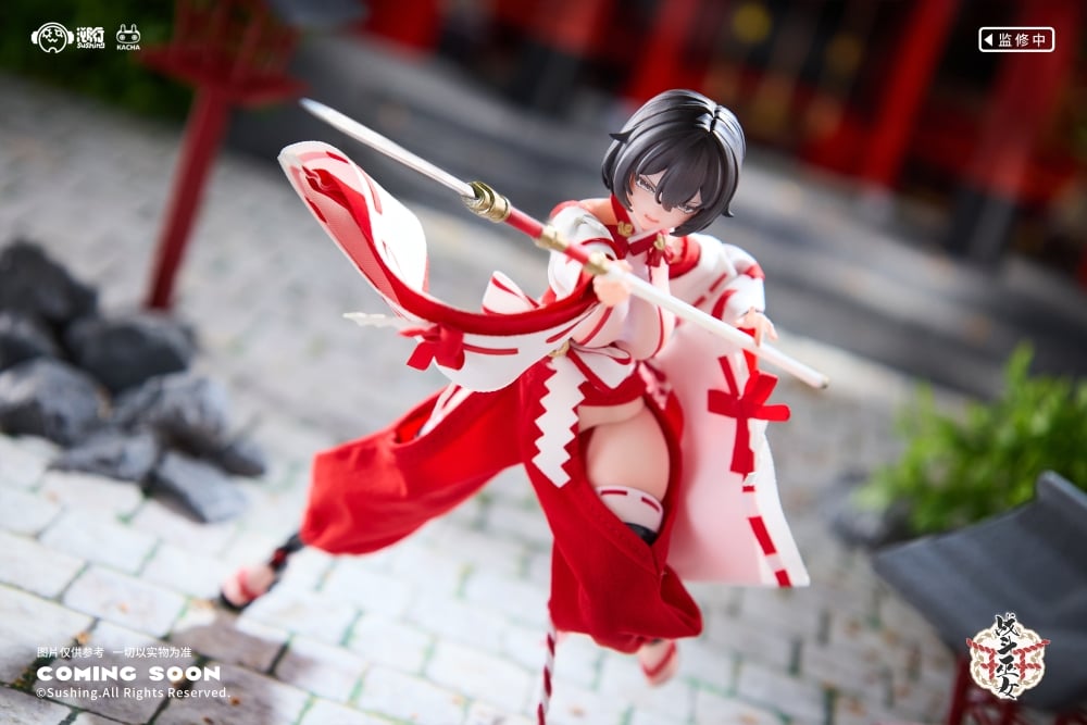 Combat Priestess Kikyou Uefuji 1/12 Scale Action Figure (With Bonus) Gallery Image 7