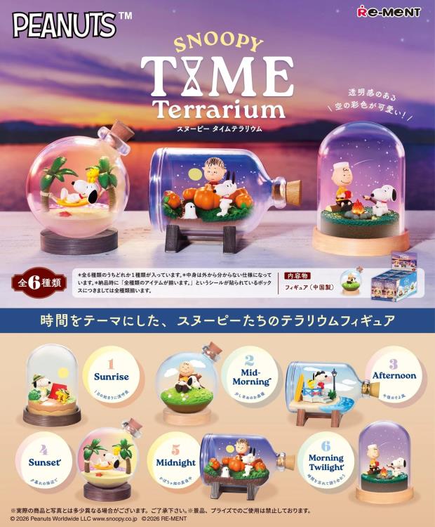 Peanuts Snoopy Time Terrarium Boxed Set of 6 Figures Gallery Image 4