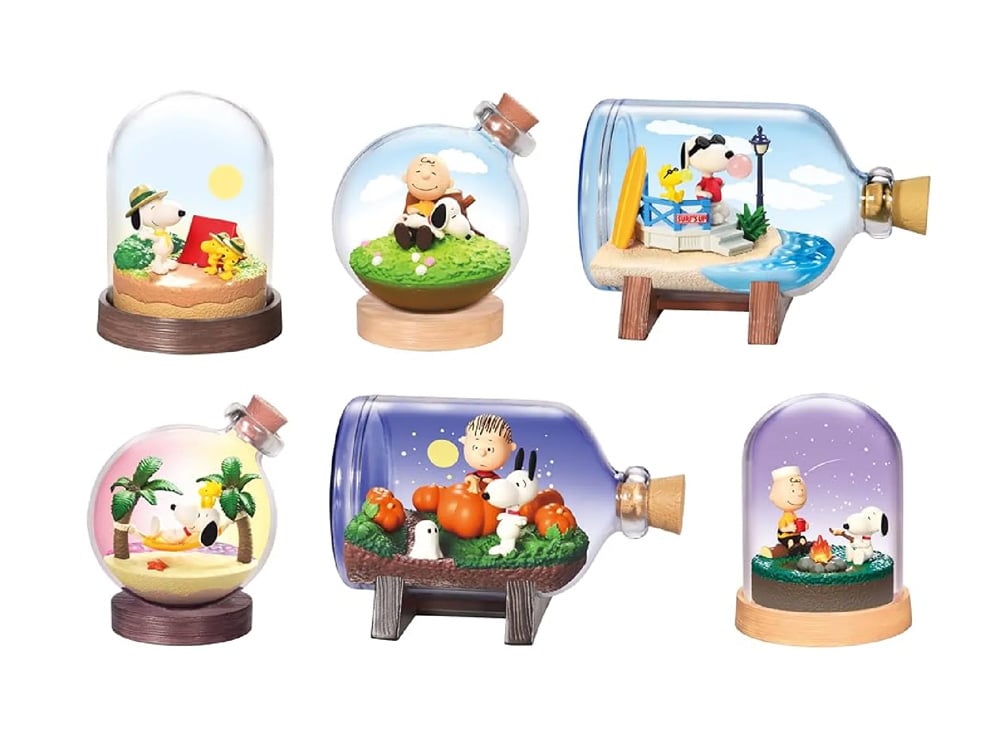 Peanuts Snoopy Time Terrarium Boxed Set of 6 Figures Gallery Image 3