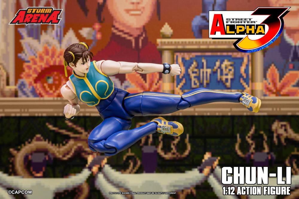 Street Fighter Alpha 3 Storm Arena Chun-Li 1/12 Scale Action Figure