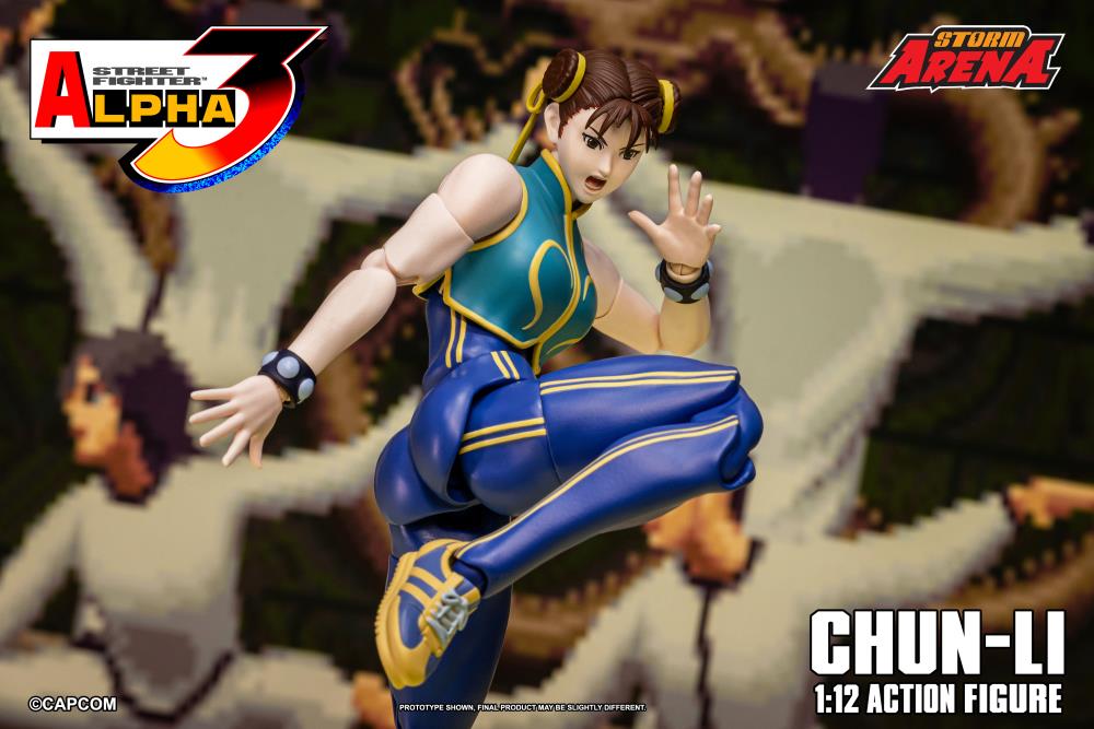 Street Fighter Alpha 3 Storm Arena Chun-Li 1/12 Scale Action Figure Gallery Image 20