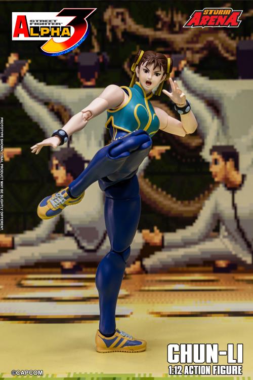 Street Fighter Alpha 3 Storm Arena Chun-Li 1/12 Scale Action Figure Gallery Image 18
