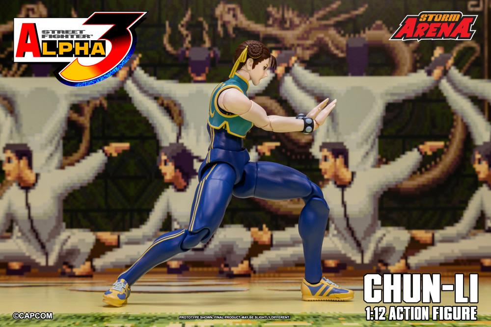 Street Fighter Alpha 3 Storm Arena Chun-Li 1/12 Scale Action Figure Gallery Image 8