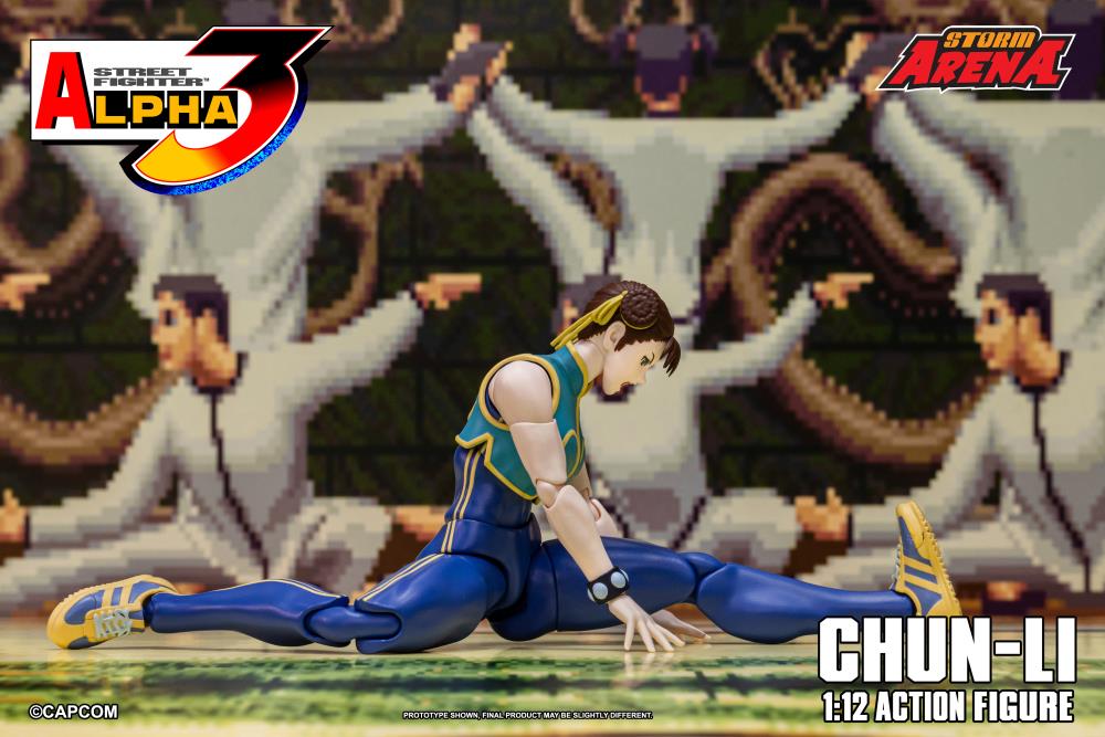 Street Fighter Alpha 3 Storm Arena Chun-Li 1/12 Scale Action Figure Gallery Image 16