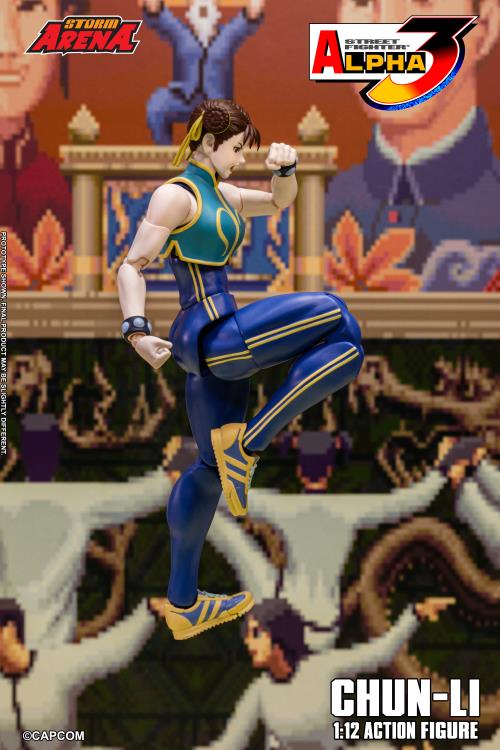 Street Fighter Alpha 3 Storm Arena Chun-Li 1/12 Scale Action Figure