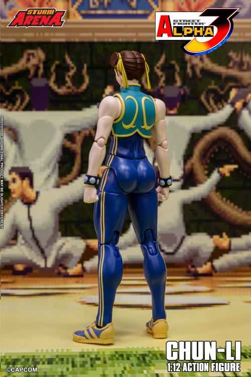 Street Fighter Alpha 3 Storm Arena Chun-Li 1/12 Scale Action Figure