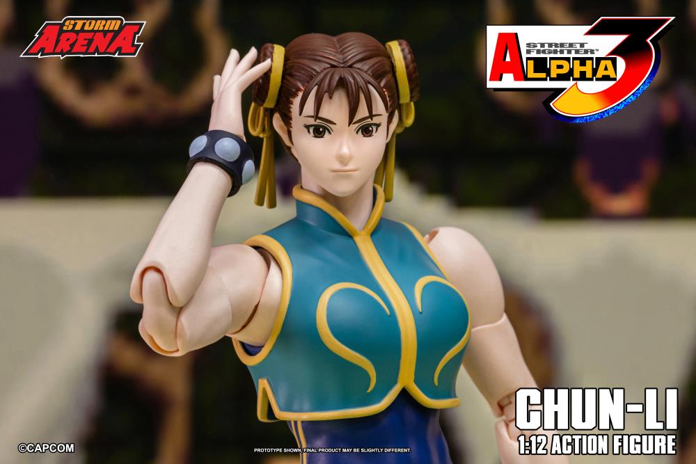 Street Fighter Alpha 3 Storm Arena Chun-Li 1/12 Scale Action Figure