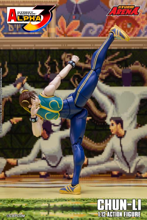 Street Fighter Alpha 3 Storm Arena Chun-Li 1/12 Scale Action Figure Gallery Image 10