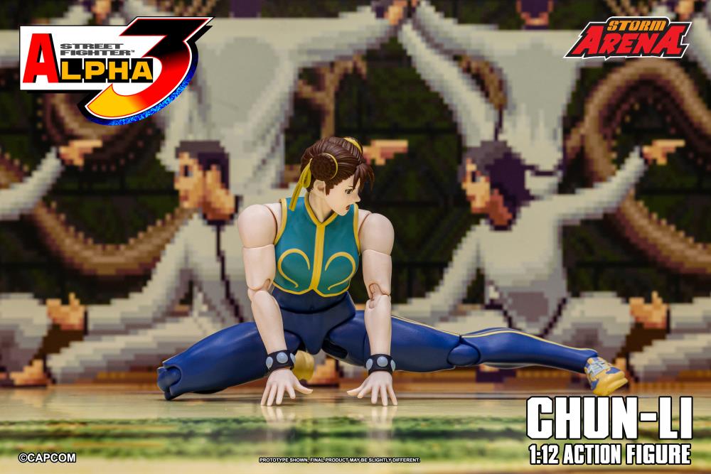 Street Fighter Alpha 3 Storm Arena Chun-Li 1/12 Scale Action Figure Gallery Image 11