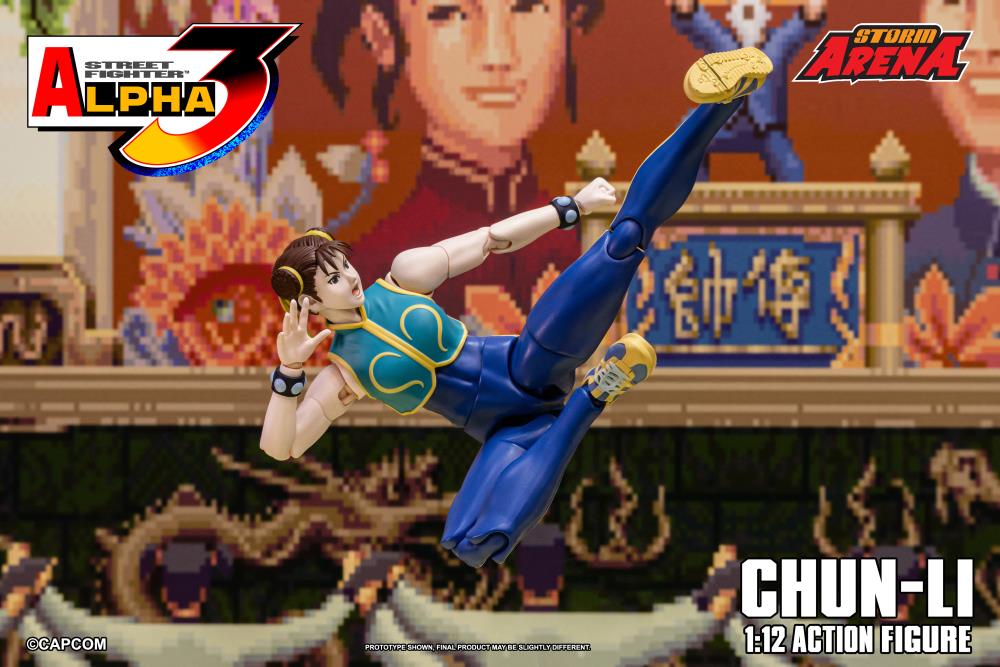 Street Fighter Alpha 3 Storm Arena Chun-Li 1/12 Scale Action Figure Gallery Image 15