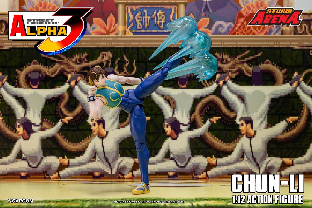 Street Fighter Alpha 3 Storm Arena Chun-Li 1/12 Scale Action Figure Gallery Image 17
